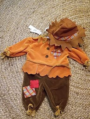 Miniwear Baby Scarecrow Halloween Costume Size 6-9 Months New With Tags